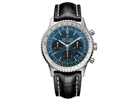 breitling navitimer blau mit lederband|breitling navitimer kaufen.